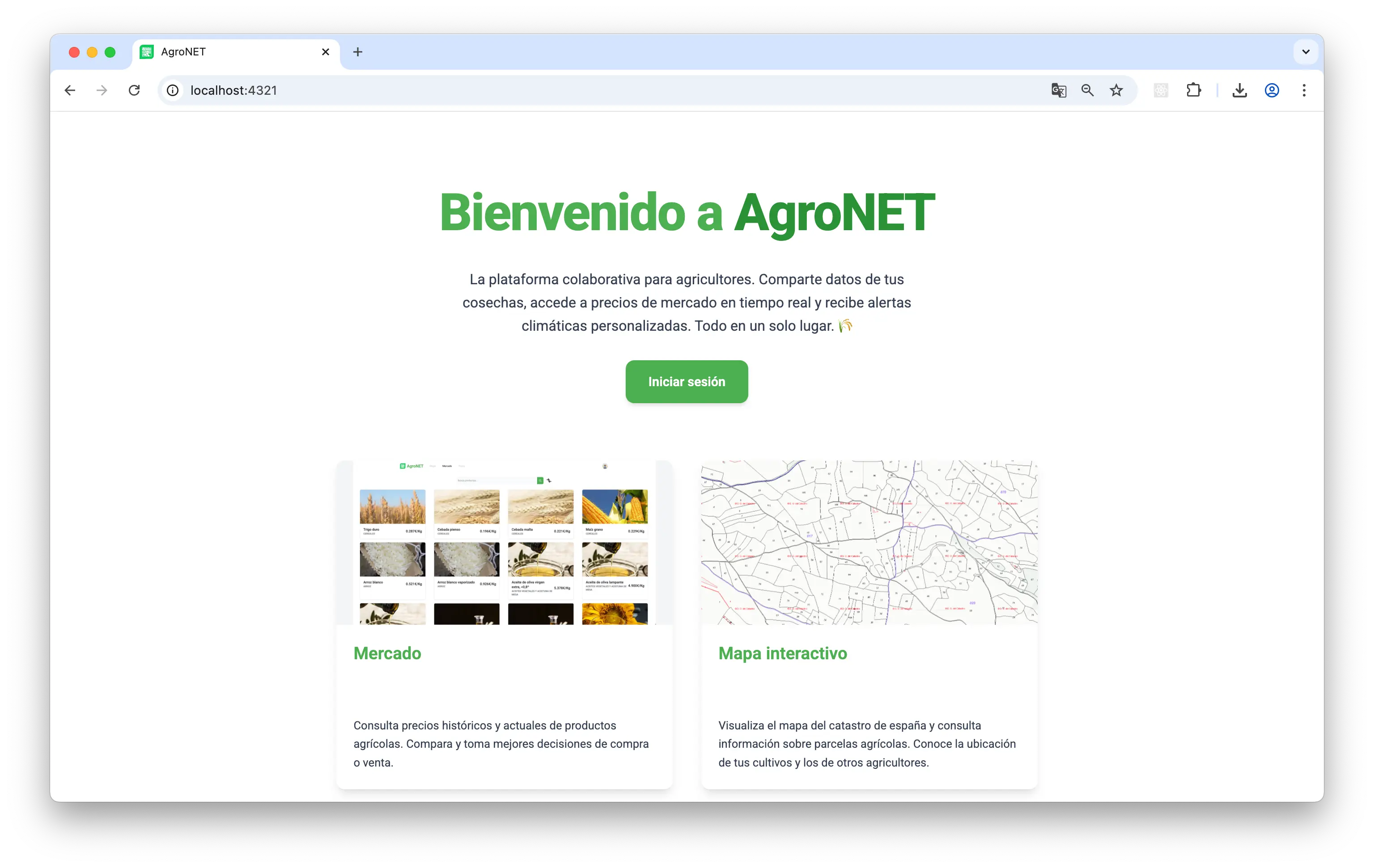 AgroNET: Smart Agriculture Platform