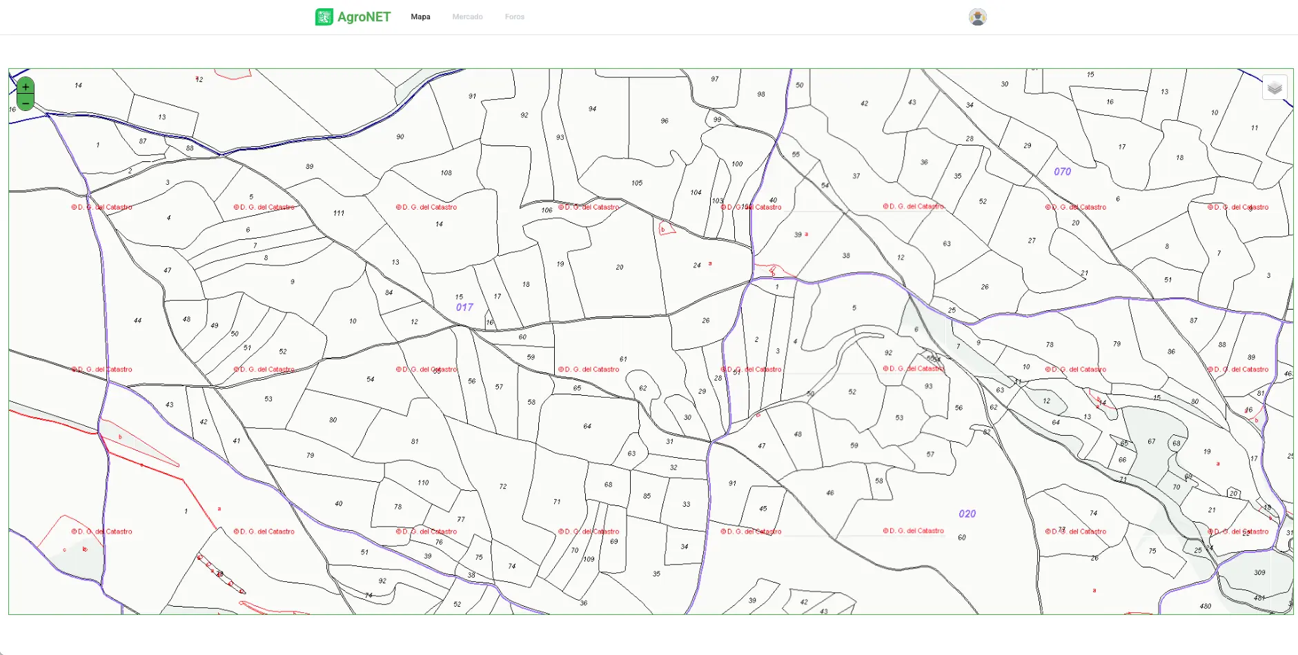 AgroNET Map